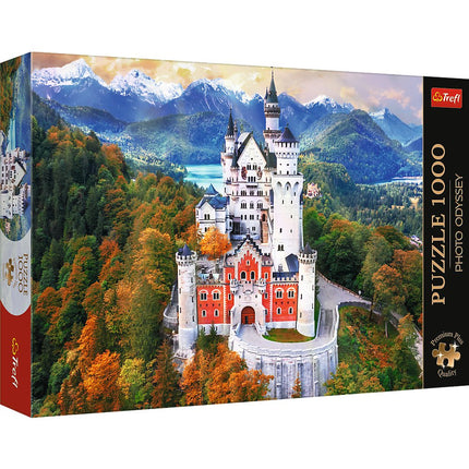 Zámek Neuschwanstein puzzle 1000 dílků Premium Plus