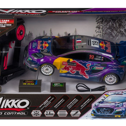 Nikko RC auto M-Sport Ford Puma #19 Loeb, měřítko 1:14