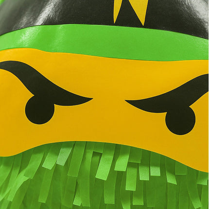 Sada piňaty ninja s pálkou a maskou na dětské oslavy