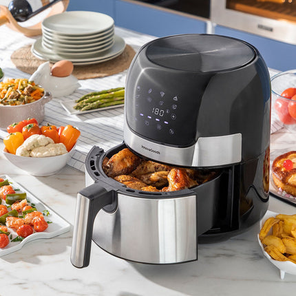 Fritéza bez oleje InnovaGoods Fryinn 3500 černá nerezová ocel 1400 W 3,5 L