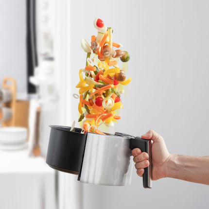 Fritéza bez oleje InnovaGoods Fryinn 3500 černá nerezová ocel 1400 W 3,5 L