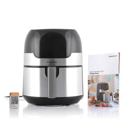 Fritéza bez oleje InnovaGoods Fryinn 3500 černá nerezová ocel 1400 W 3,5 L