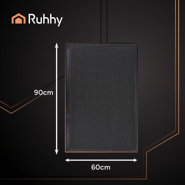 Non-Slip Entrance Mat, 90x60cm, TPE Rubber