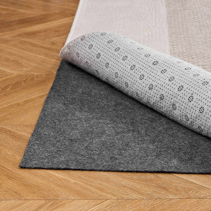 Non-Slip Rug Pad 5x7 Ft, Felt and Rubber, 3 mm