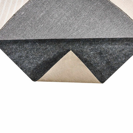 Non-Slip Rug Pad 5 x 8 ft, 1/4 in Thick Felt, Latex Backing, Gray