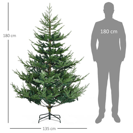 Umělý vánoční stromek severská borovice, 180 cm, zelená