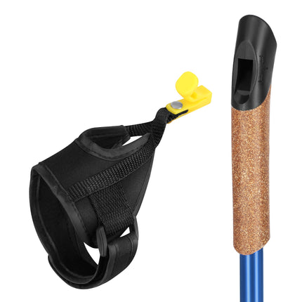 Nordic Walking Poles, Adjustable, Blue