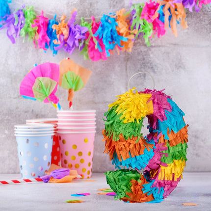 Number 9 Piñata for Kids' Birthday Parties