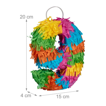 Number 9 Piñata for Kids' Birthday Parties