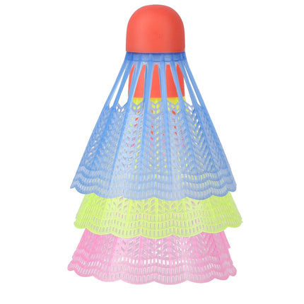 Nylonové badmintonové míčky, vícebarevné, 3 ks
