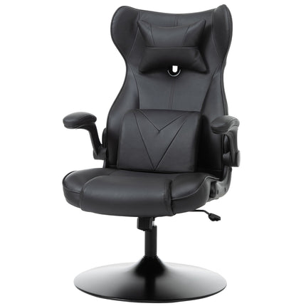 Ergonomická kancelářská židle – výškově nastavitelná, polstrovaná, černá
