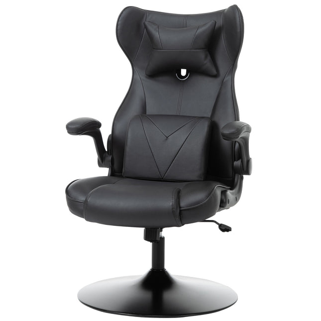 Ergonomická kancelářská židle – výškově nastavitelná, polstrovaná, černá