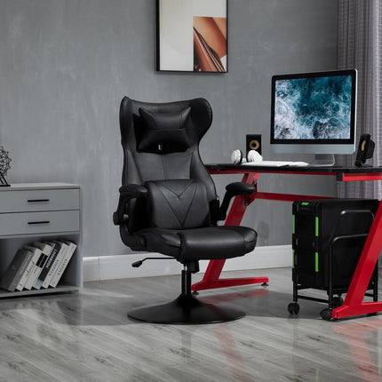 Ergonomická kancelářská židle – výškově nastavitelná, polstrovaná, černá