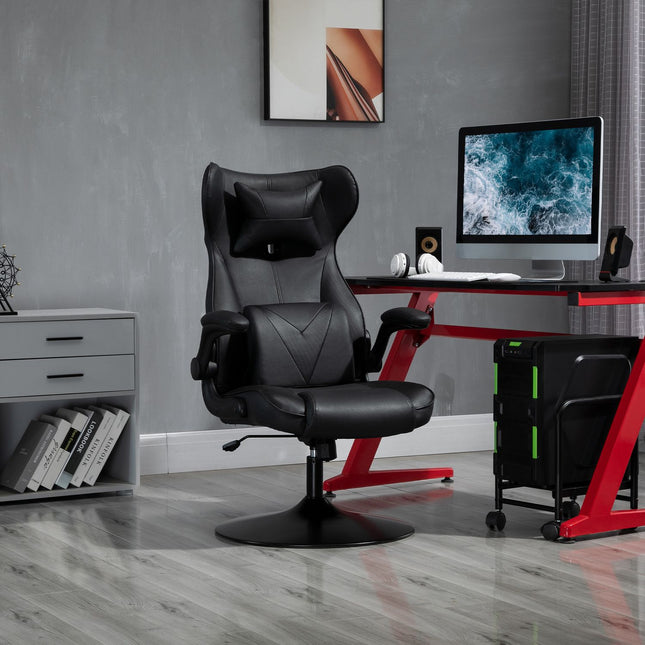 Ergonomická kancelářská židle – výškově nastavitelná, polstrovaná, černá