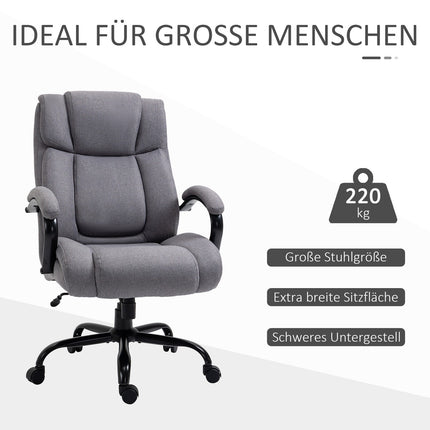 Ergonomická herní kancelářská židle - otočná, nosnost 220 kg