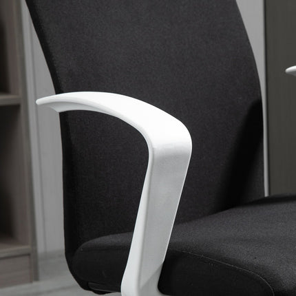 Kancelářská židle, ergonomická síťovaná opěrka, otočná 360°, černá