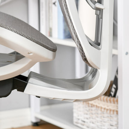 Ergonomická herní kancelářská židle, otočná s bederní opěrkou a 3D područkami