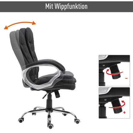Ergonomická kancelářská židle – otočná o 360°, nastavitelná výška