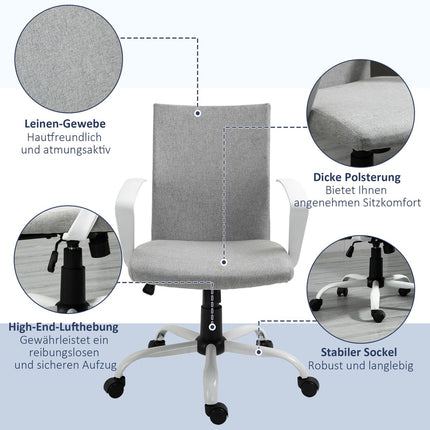 Ergonomická kancelářská židle s opěrkou hlavy, síťovaným opěradlem a otočnými kolečky