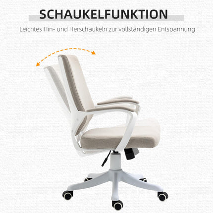 Ergonomická kancelářská židle – nastavitelná, polstrovaná, otočná