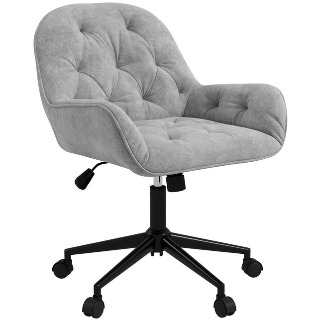 Ergonomická kancelářská židle s houpacím mechanismem, vzhled sametu, nastavitelná