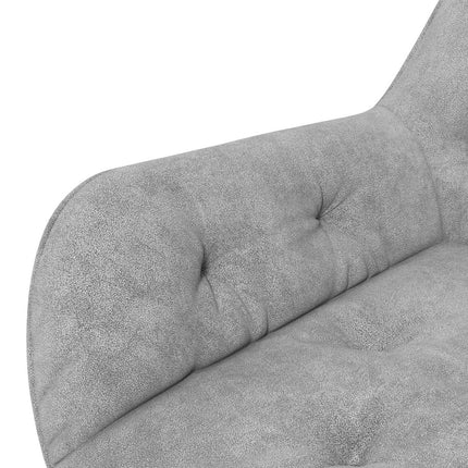 Ergonomická kancelářská židle s houpacím mechanismem, vzhled sametu, nastavitelná