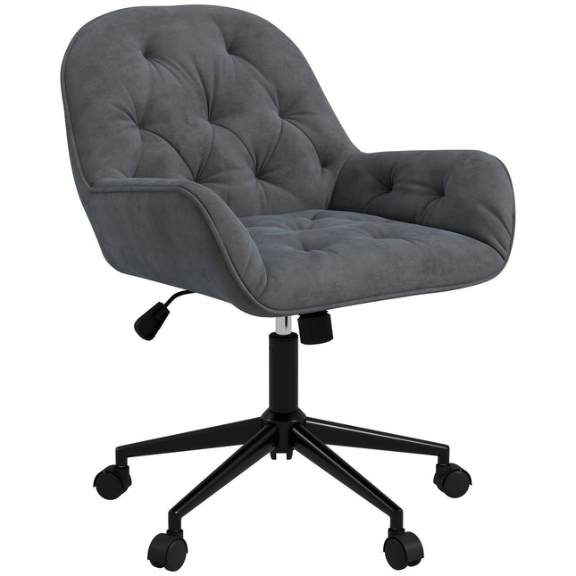 Ergonomická kancelářská židle, výškově nastavitelná, vzhled sametu
