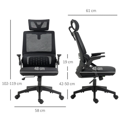 Ergonomická kancelářská židle s nastavitelnou opěrkou hlavy a područkami
