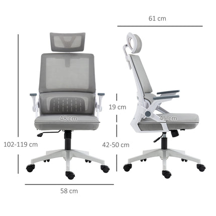 Ergonomická kancelářská židle s nastavitelnou bederní opěrkou