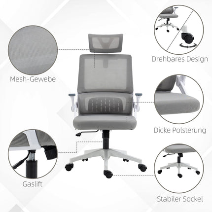 Ergonomická kancelářská židle s nastavitelnou bederní opěrkou