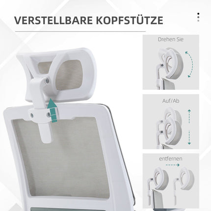 Ergonomická kancelářská židle s nastavitelnou bederní opěrkou
