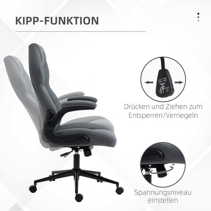 Ergonomická kancelářská židle, otočná, nastavitelné područky