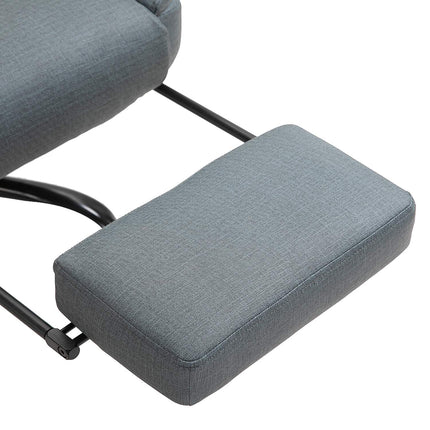Ergonomická kancelářská židle, nastavitelná s opěrkou hlavy a podnožkou