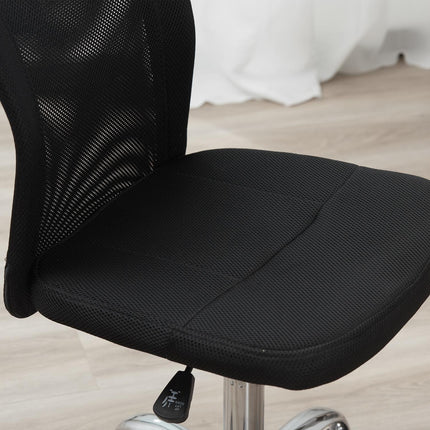Ergonomická kancelářská židle, nastavitelná, prodyšná opěrka, černá