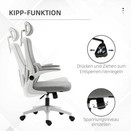 Ergonomická kancelářská židle, nastavitelná výška, bederní opěrka