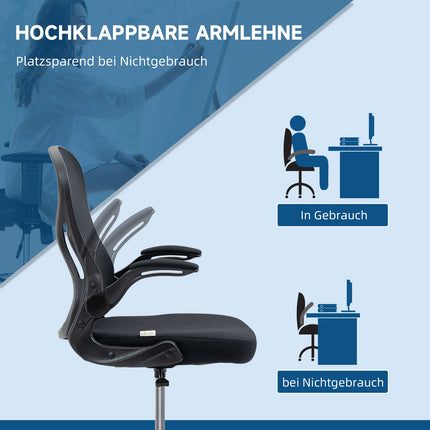 Ergonomická kancelářská židle s kolečky a bederní opěrkou, černá