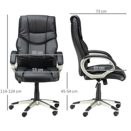 Ergonomická kancelářská židle s vysokým opěradlem, funkce naklápění