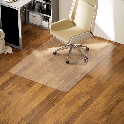 Office Chair Floor Protector, Non-Slip, 100x150 cm, Clear