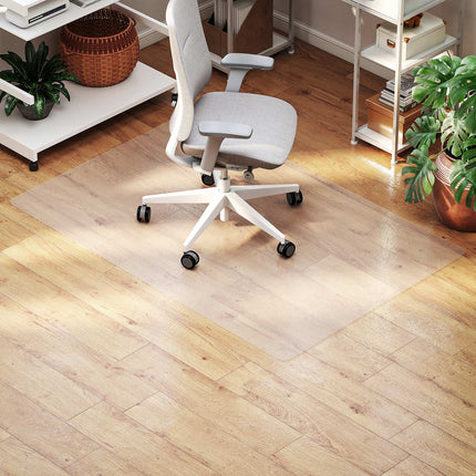 Office Chair Floor Protector, Non-Slip, 100x150 cm, Clear