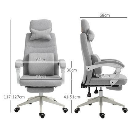 Ergonomická herní kancelářská židle, kolečka a nastavitelná výška