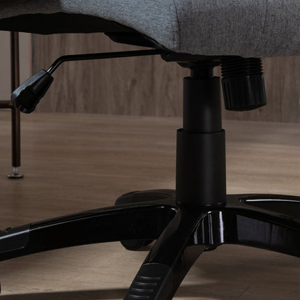 Ergonomická herní kancelářská židle, nastavitelná výška, masáž, šedá