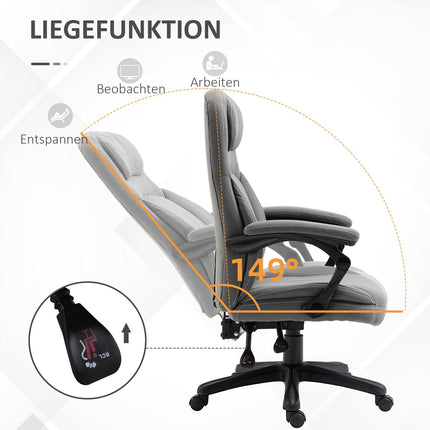 Ergonomická otočná kancelářská židle, výškově nastavitelná, vzhled lnu