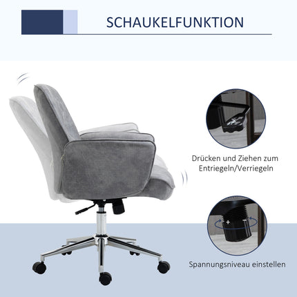 Ergonomická kancelářská židle – otočná o 360°, nastavitelná výška