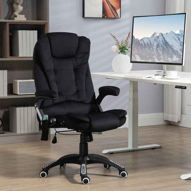 Ergonomická kancelářská židle, masáž a vyhřívání, nastavitelná, nosnost 120 kg