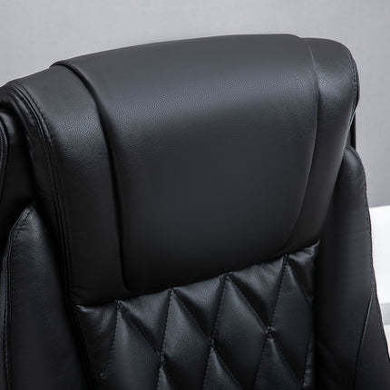 Ergonomická kancelářská židle, otočná - výškově nastavitelná, černá