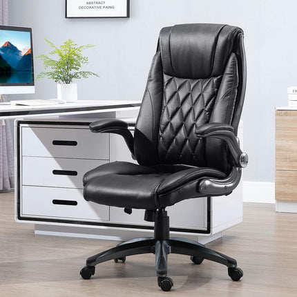 Ergonomická kancelářská židle, otočná - výškově nastavitelná, černá