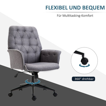 Ergonomická kancelářská židle, výškově nastavitelná, otočná funkce