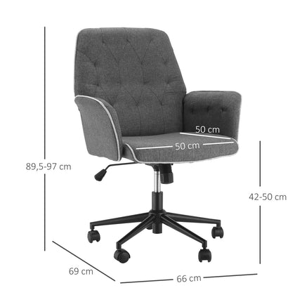 Ergonomická kancelářská židle, výškově nastavitelná, otočná funkce