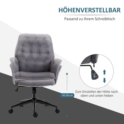 Ergonomická kancelářská židle, výškově nastavitelná, otočná funkce