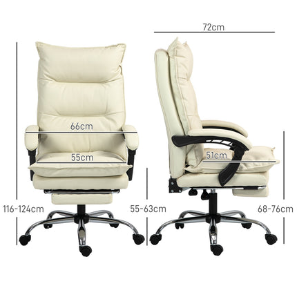 Ergonomická kancelářská židle, výškově nastavitelná, sklon 155°, béžová